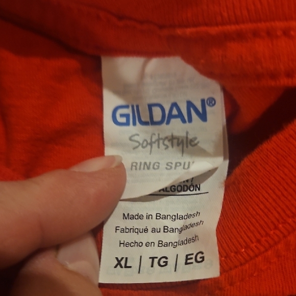 Kansas City Chiefs Mahomes Goat Red Tshirt - Picture 2 of 4